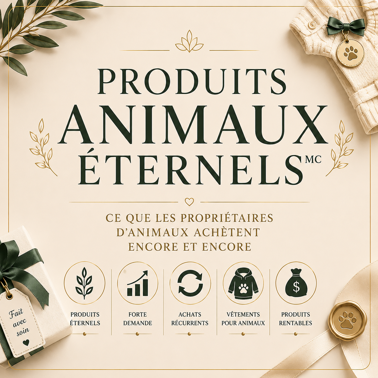 PRODUITS POUR ANIMAUX ÉTERNELS™