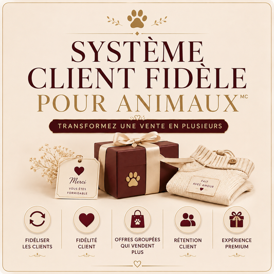 SYSTÈME DE FIDÉLISATION CLIENT POUR ANIMAUX™